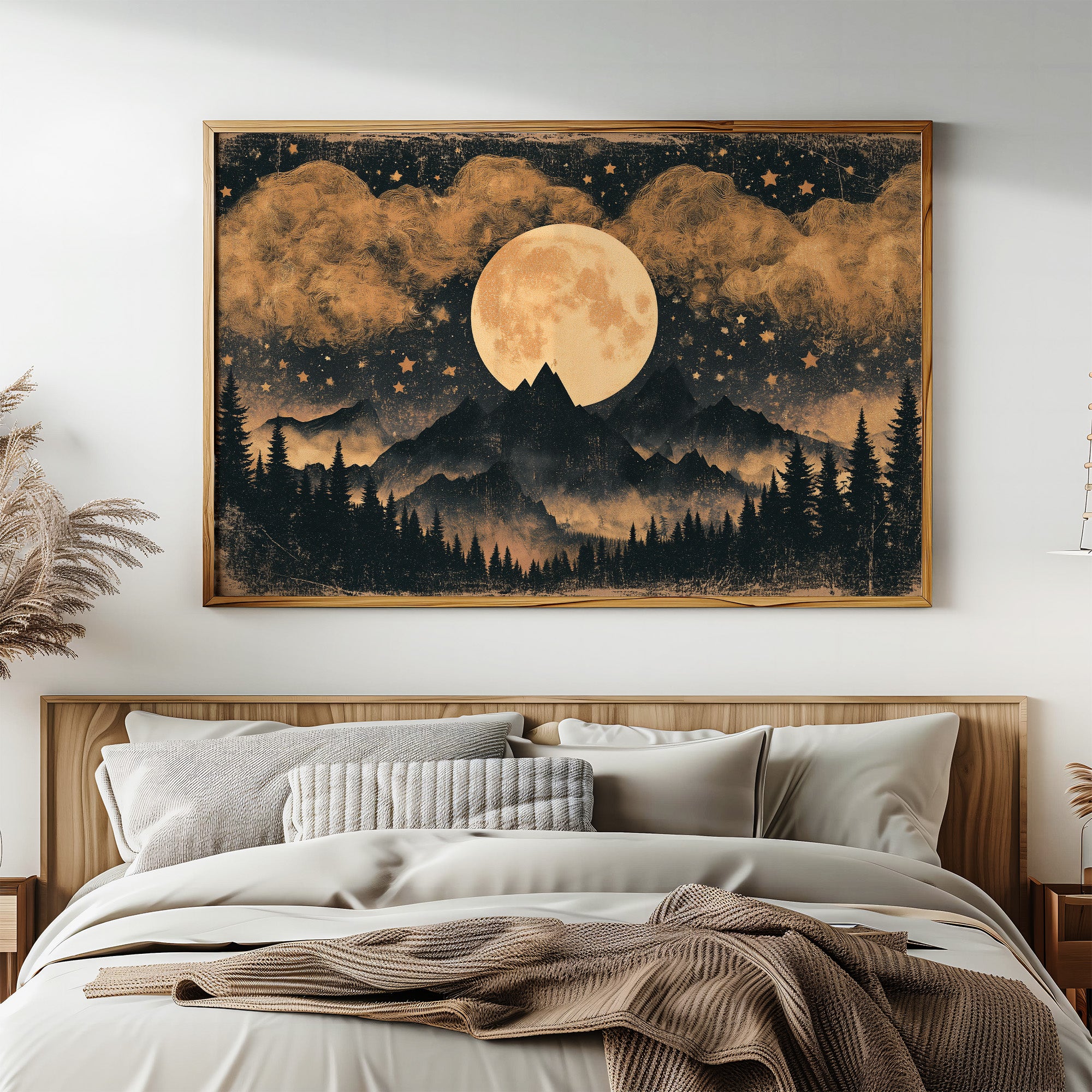 Gold Light Over Sleeping Mountains
