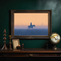 The Rider at Dawn's Edge