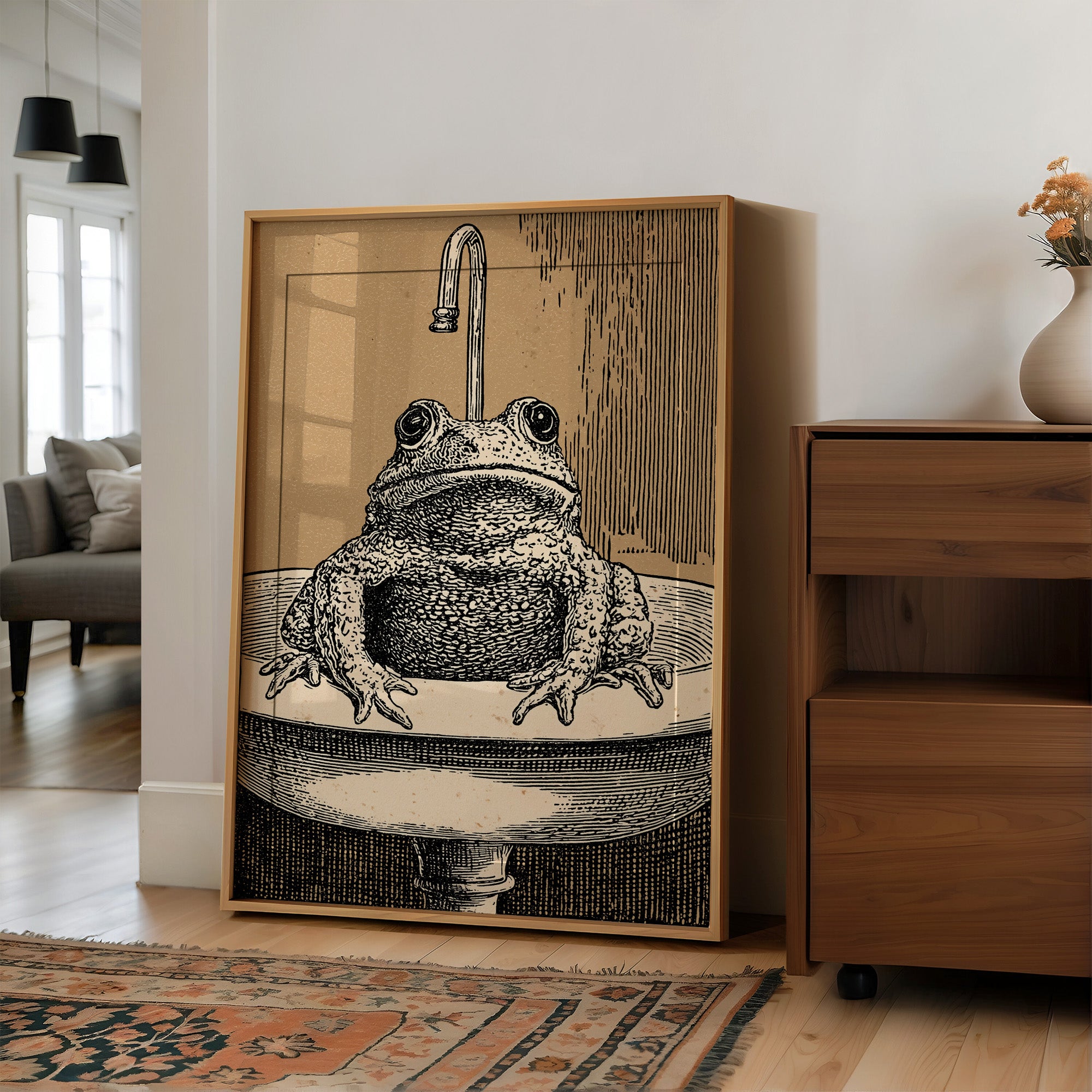 Toad Taking Over The Sink