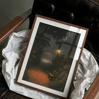 Lantern Glow On A Quiet Path