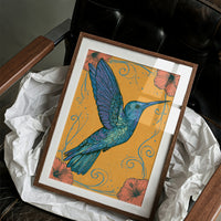 Hummingbird In Ornamental Bloom