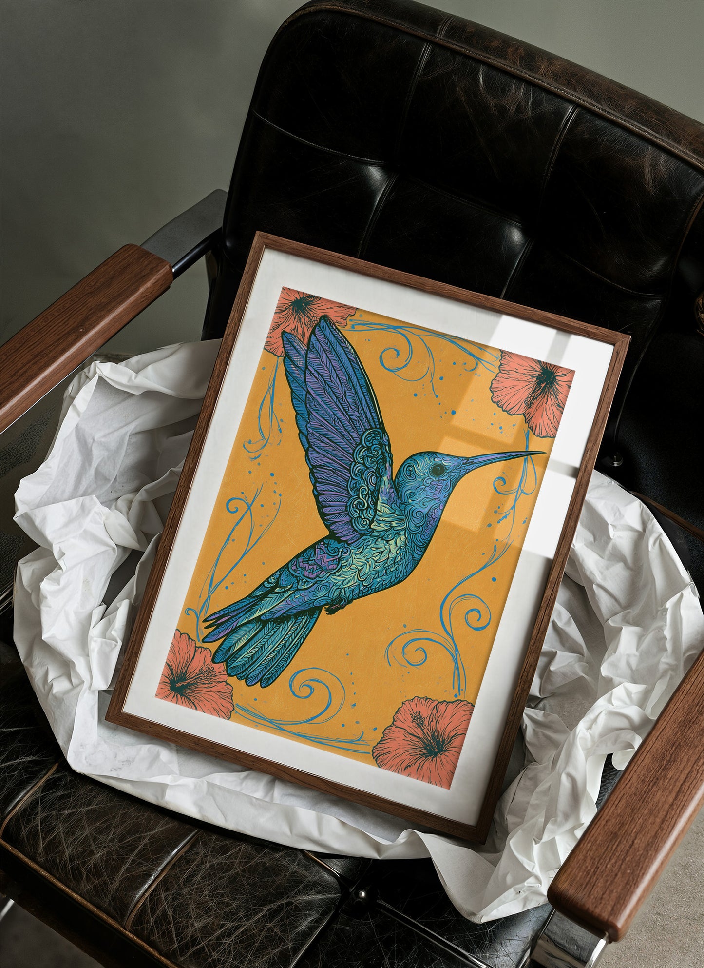 Hummingbird In Ornamental Bloom
