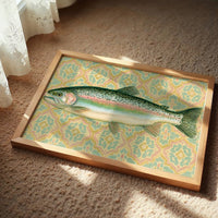 Rainbow Trout, Tiled Backdrop