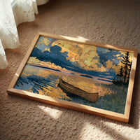 Canoe, Sky on Fire
