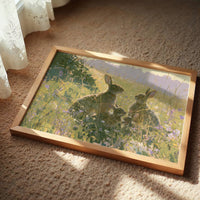Rabbits, Golden Meadow Light
