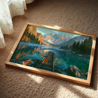 Dock, Alpine Reflection