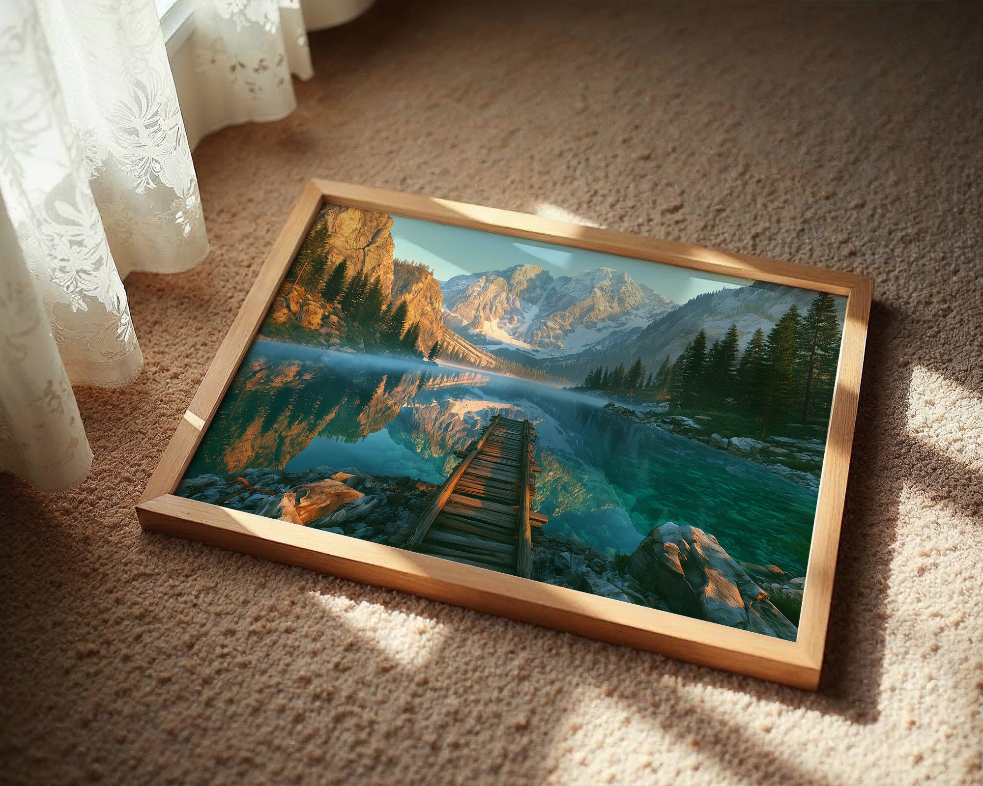 Dock, Alpine Reflection