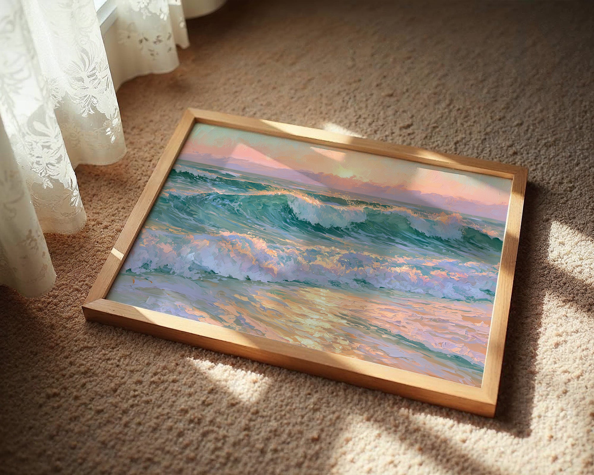 Waves, Pastel Sunrise