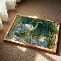 Heron, Marsh Reeds