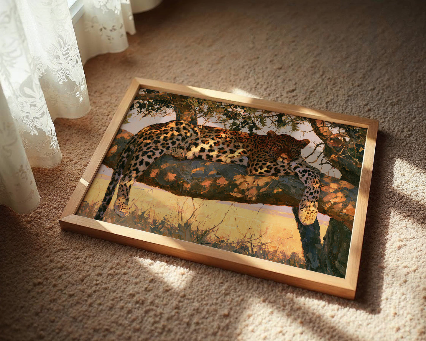 Leopard, Draped in Gold