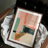 Blush Mint Gold Color Block