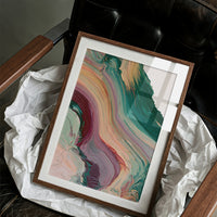 Emerald Wine Marbled Flow