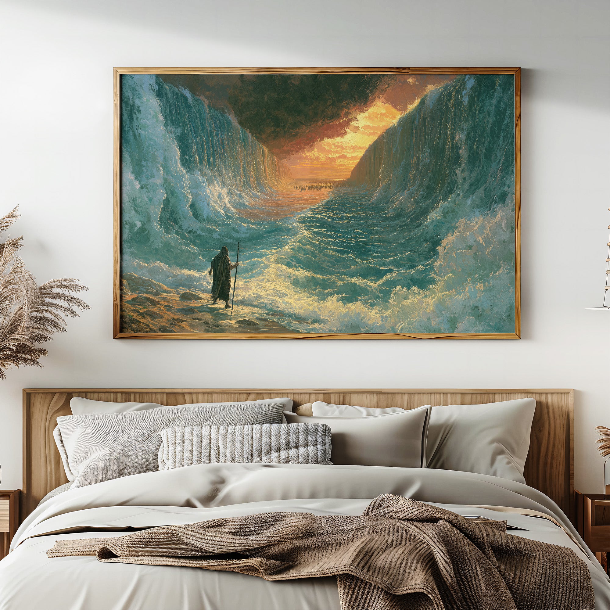 Moses Parts the Sea of Fire