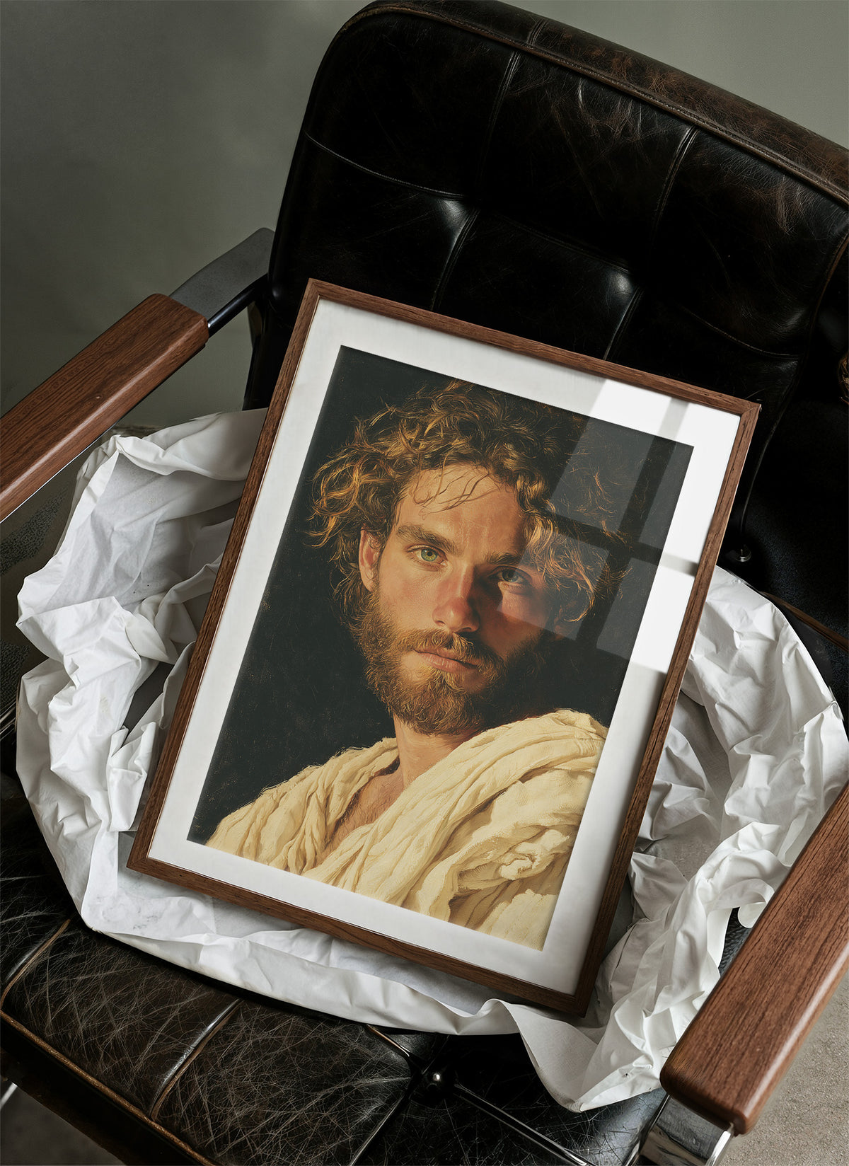 Chiaroscuro Biblical Figure Portrait