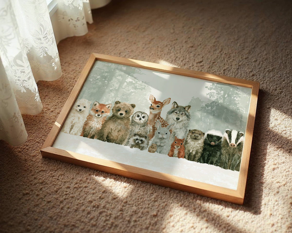 Woodland Friends Gather Round