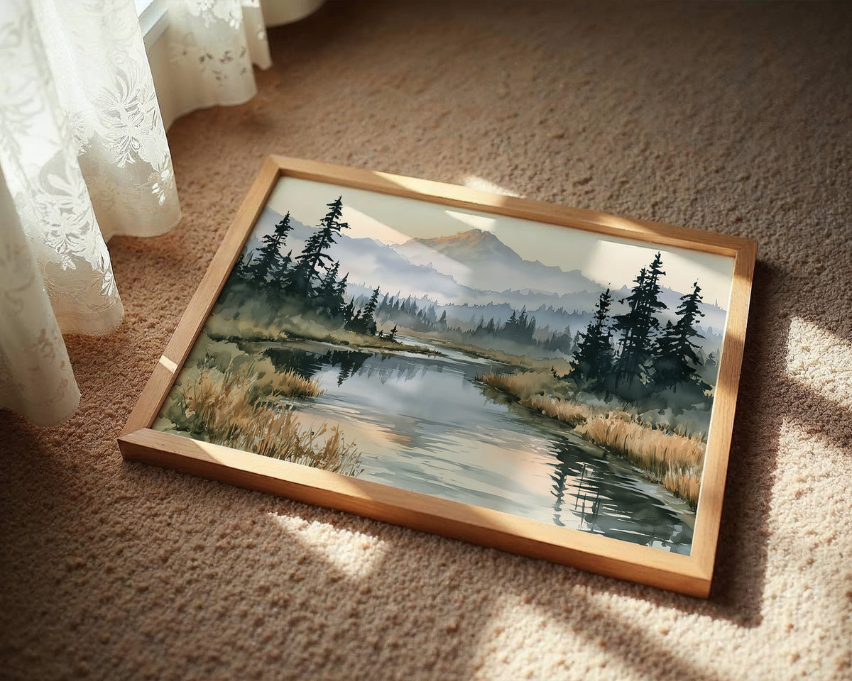 River's Path to Distant Peaks