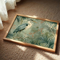 Heron Among Coral Berries