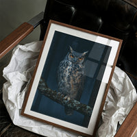 Great Horned Owl Night Portrait