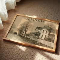 Illinois Homestead Autumn Road