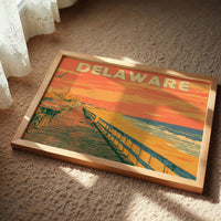 Delaware Boardwalk Sunset