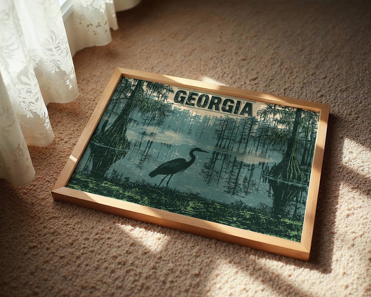 Georgia Cypress Swamp Heron