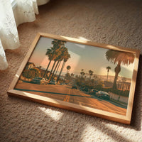 Golden Hour Coastal Drive