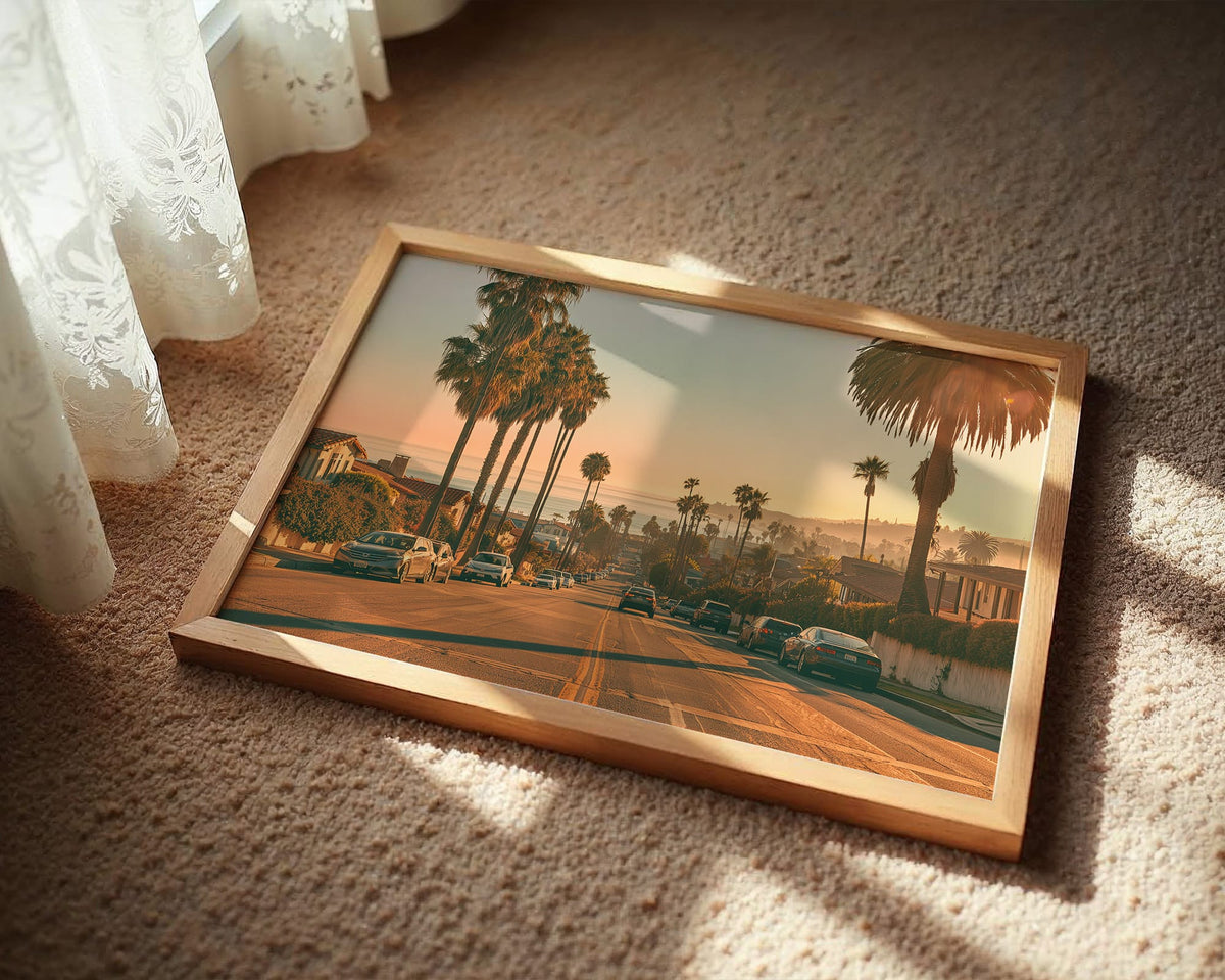 Golden Hour Coastal Drive