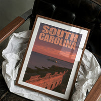 South Carolina Fort at Sunset