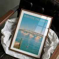 Newport Bridge Harbor Morning