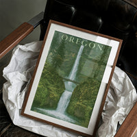 Multnomah Falls Forest Bridge