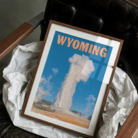 Old Faithful Eruption Wyoming