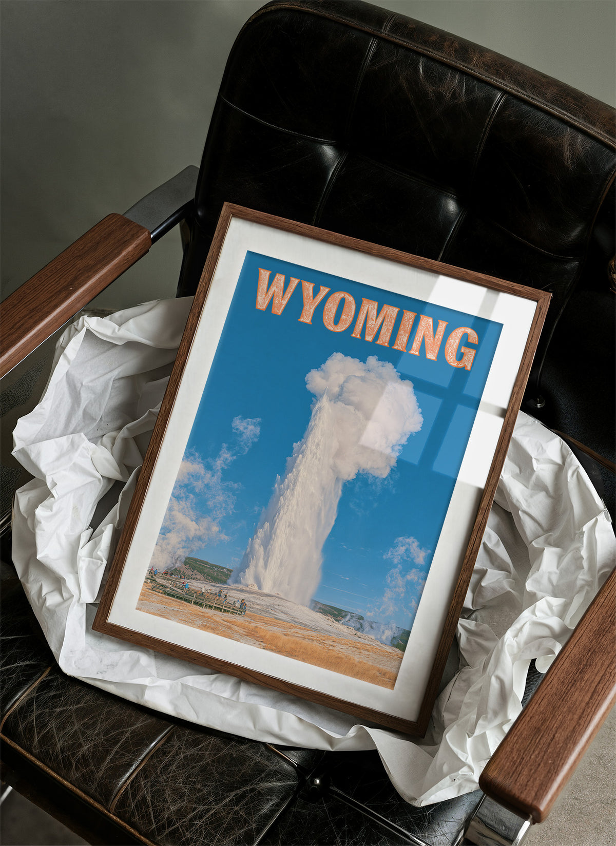Old Faithful Eruption Wyoming