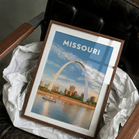 Gateway Arch River Golden Hour