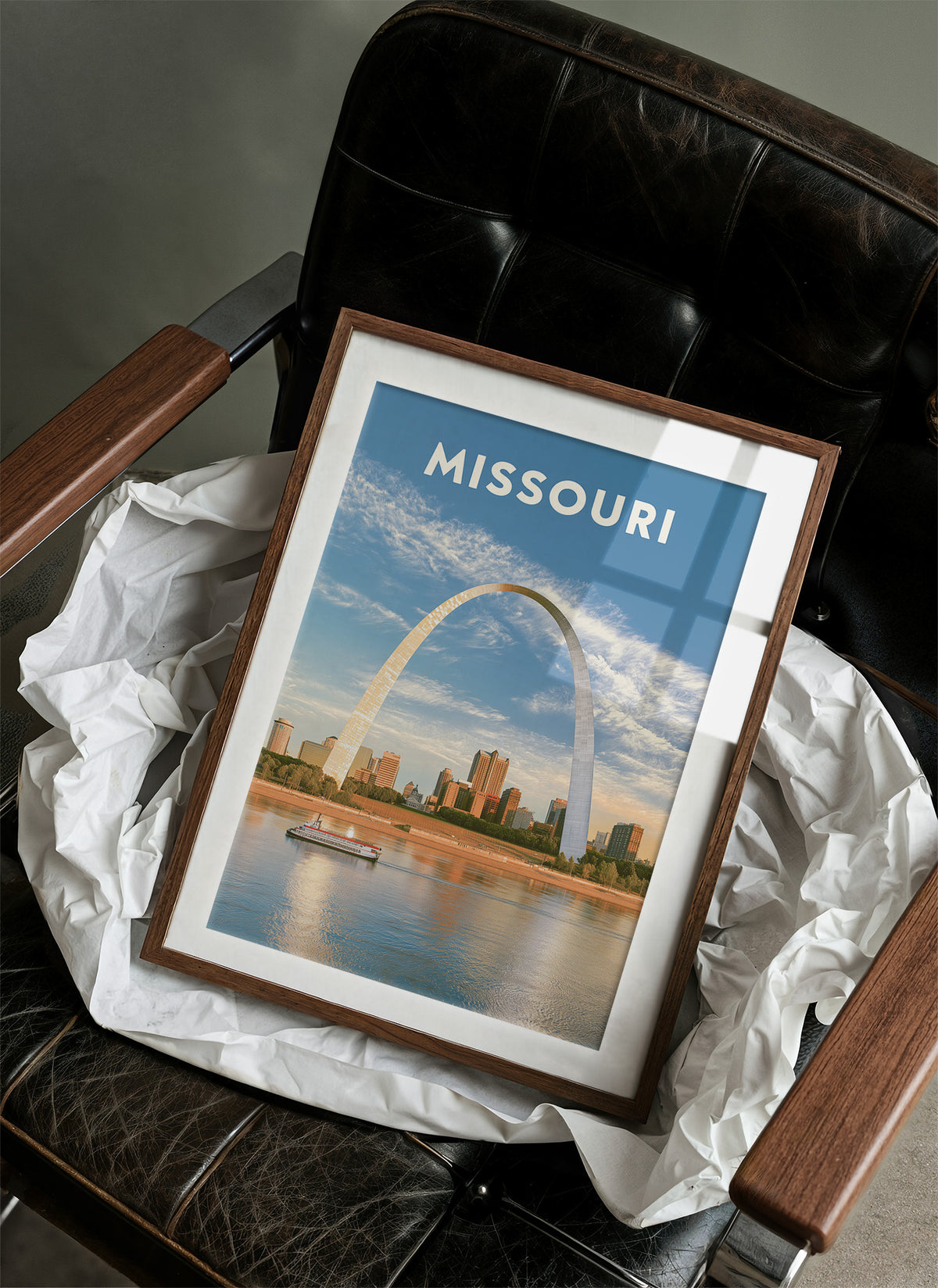 Gateway Arch River Golden Hour