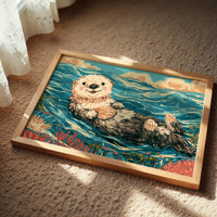 Floating Otter Shell Snack