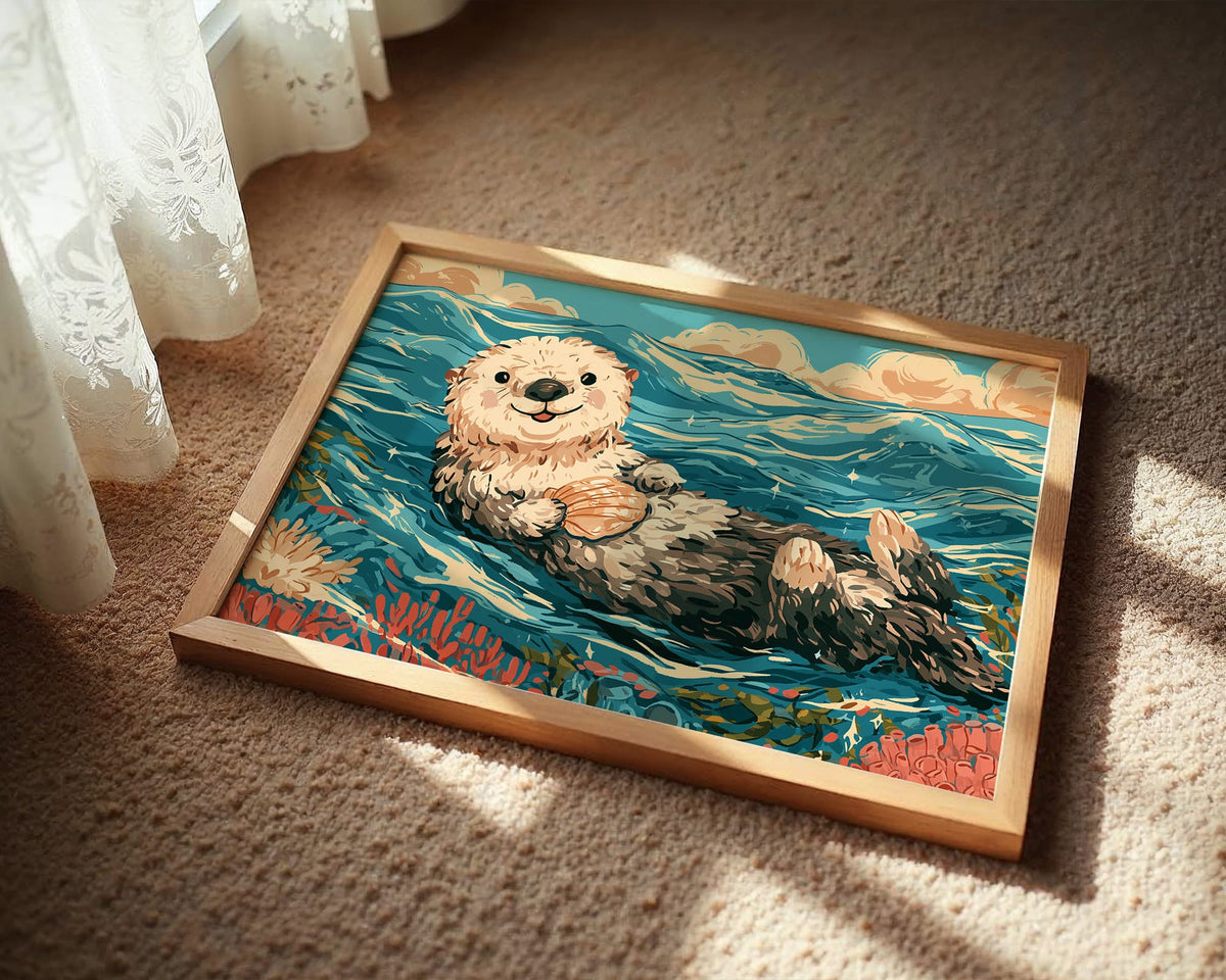 Floating Otter Shell Snack