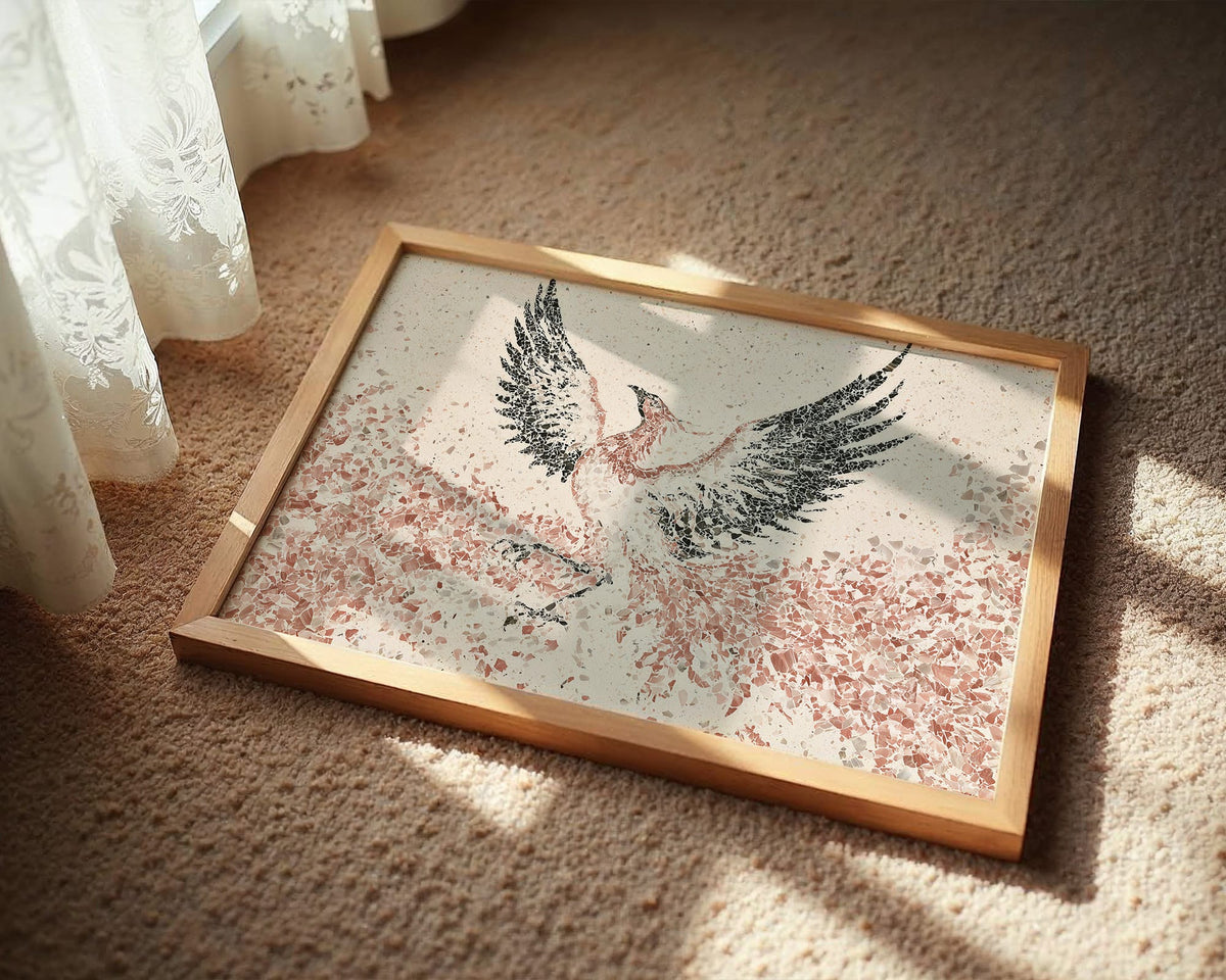 Terrazzo Eagle Takes Flight