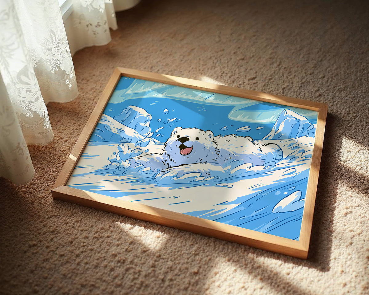 Polar Bear Underwater Grin