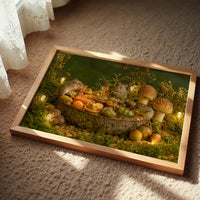 Woodland Mice Feast by Lantern