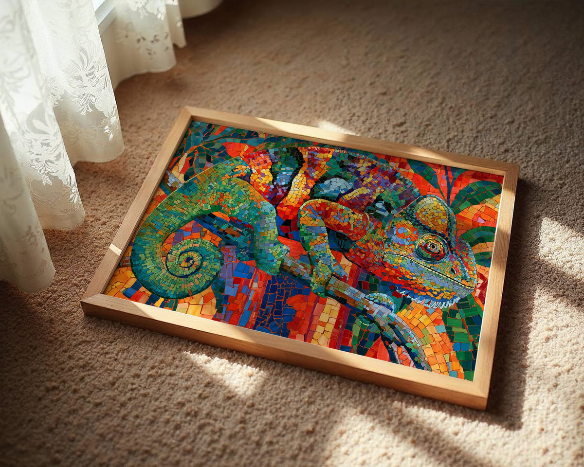 Mosaic Chameleon Color Burst