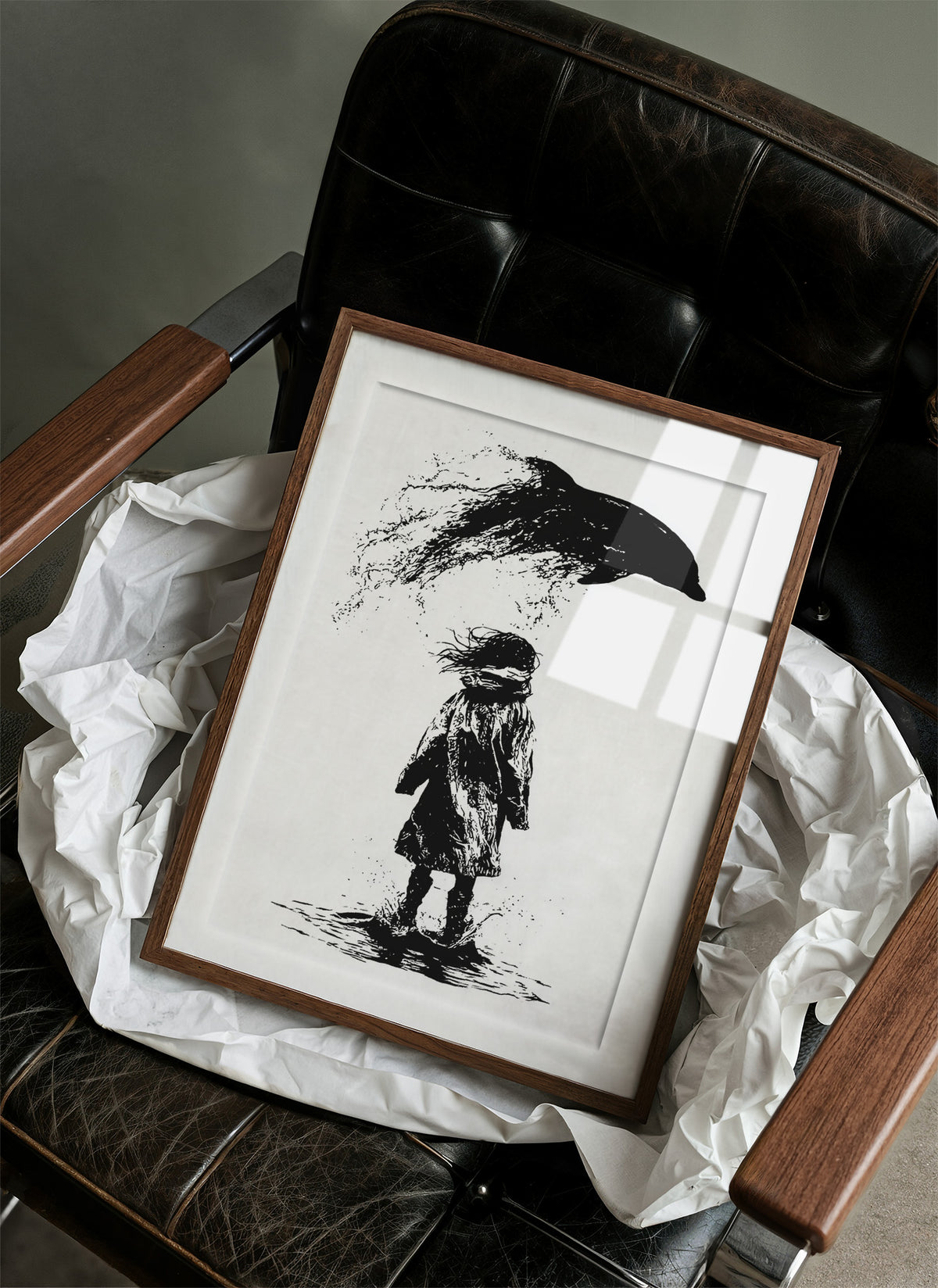 Ink Splash Dolphin Dream
