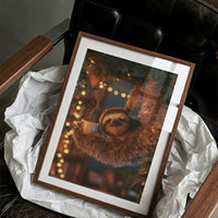 Sleepy Sloth Bokeh Coffee
