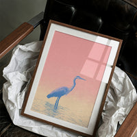 Blue Heron Dawn Silhouette