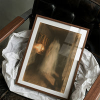 Ghostly Figure Haunted Hallway