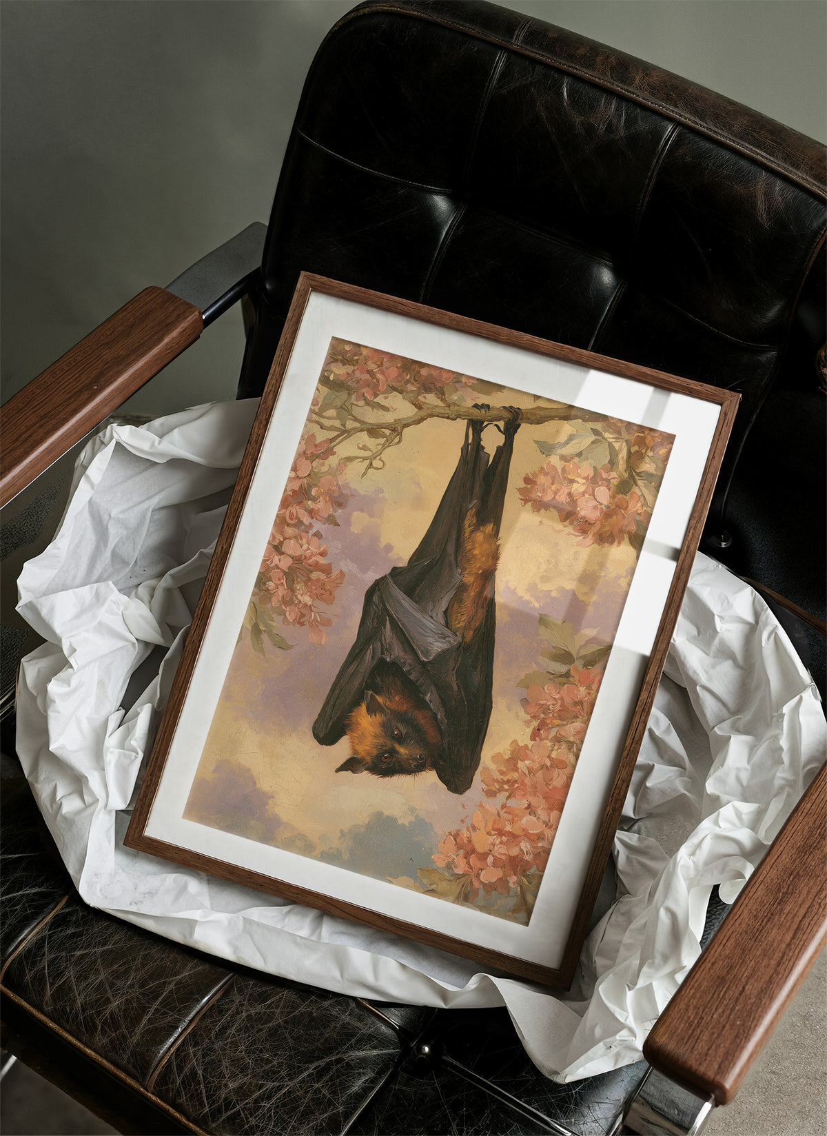 Fruit Bat Blossom Branch Study