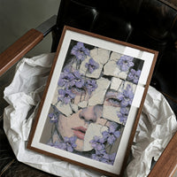 Fractured Face Violet Eyes
