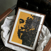 Amber Half Face Decay Art