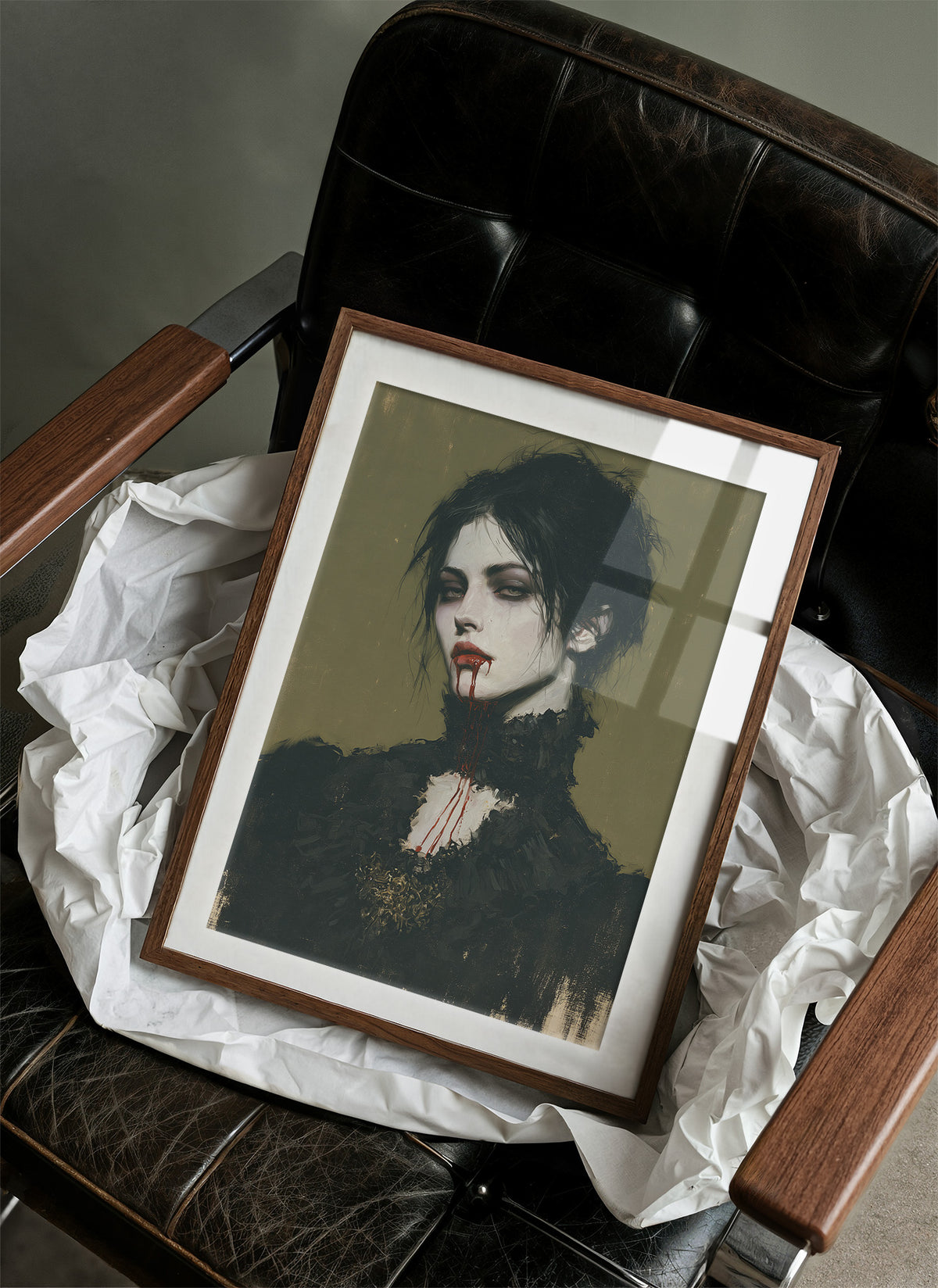 Blood on Porcelain Skin