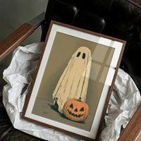Just a Ghost and His Pumpkin