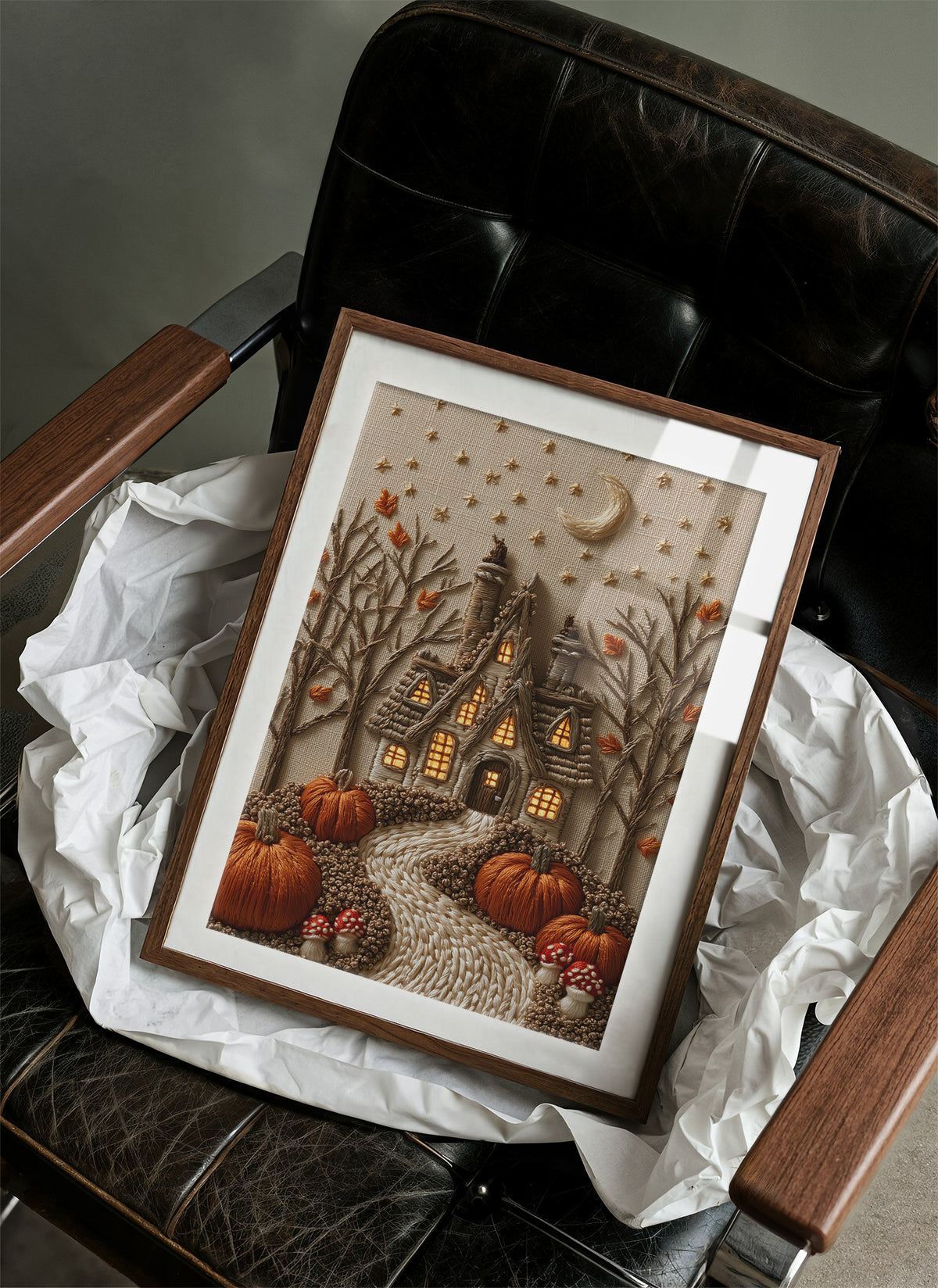 Stitched Cottage, Pumpkin Harvest